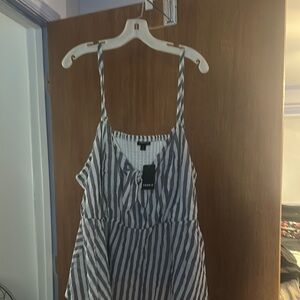 Striped Sleeveless top